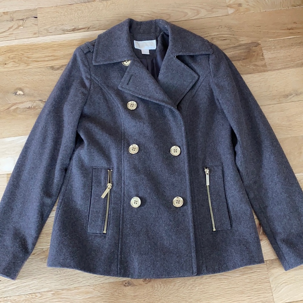Michael Kors Brown Wool Jacket